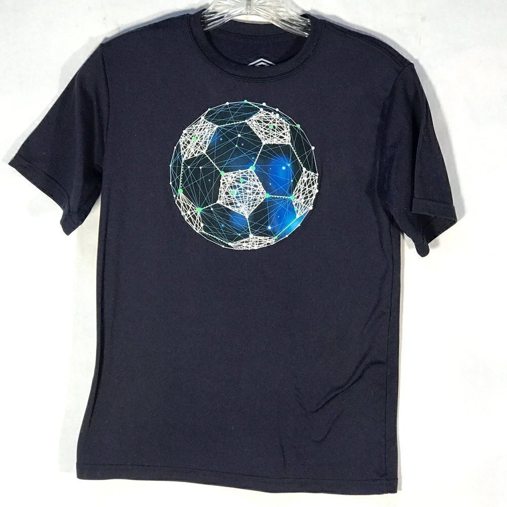 UMBRO Soccer Ball Youth Futbol Tee T Shirt